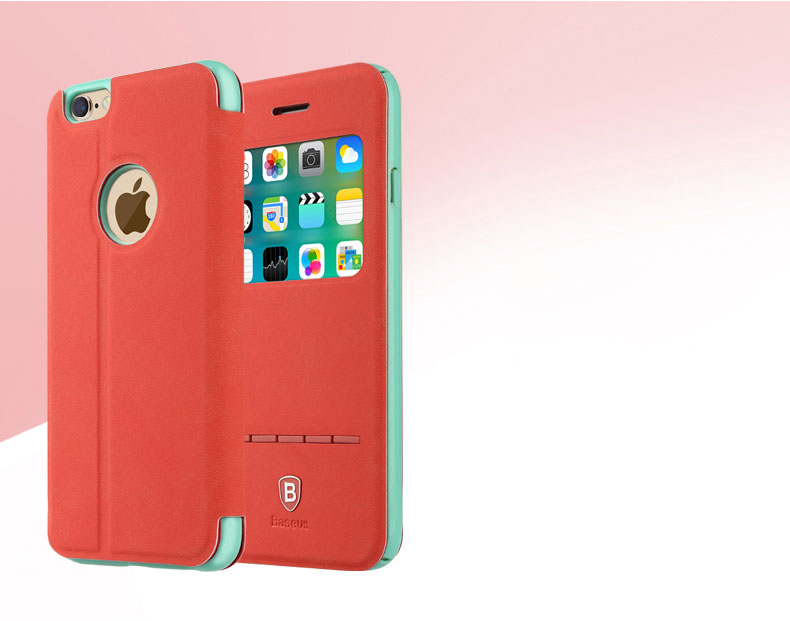 เคส iPhone 6s iPhone 6s Plus เคสฝาพับ สีสันสดใส สวย พร้อมส่ง
